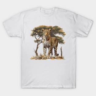 Leopard Design T-Shirt